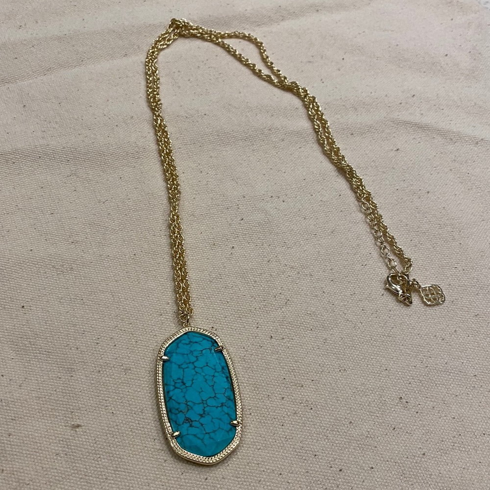 Kendra Scott Turquoise Rayne Necklace
